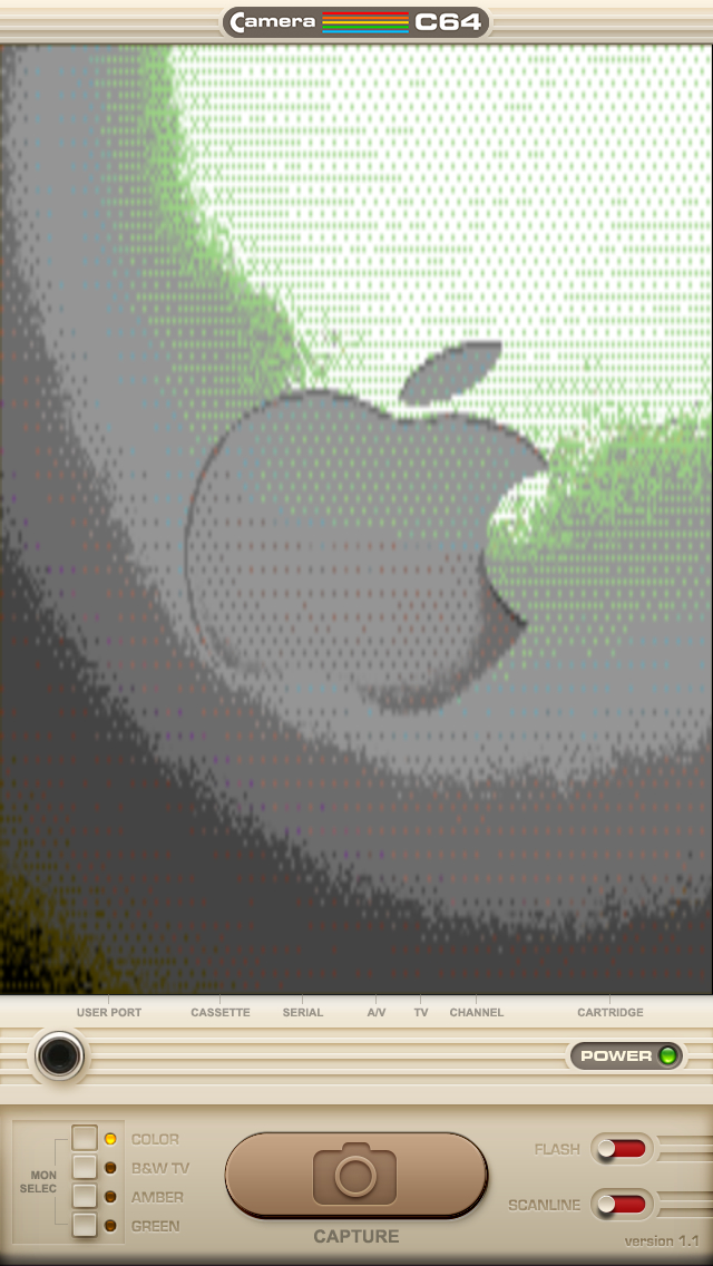 Working on version 1.1 of Camera C64 :-) Optimized for the iPhone 5, plus a few other goodies !